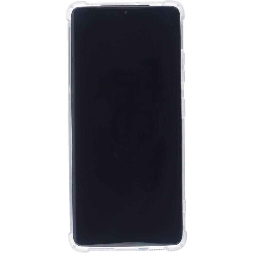 Hülle Samsung Galaxy S25 Ultra - Bumper Glass TPU Anti-Schock mit Acryl - Transparent