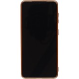Coque Samsung Galaxy S21 Ultra 5G - Gel Bronze avec anneau - Rose