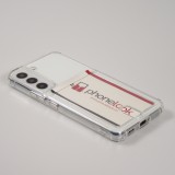 Samsung Galaxy S24+ Case Hülle - Gummi Bumper Kartenhalter - Transparent