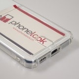 Samsung Galaxy S24+ Case Hülle - Gummi Bumper Kartenhalter - Transparent