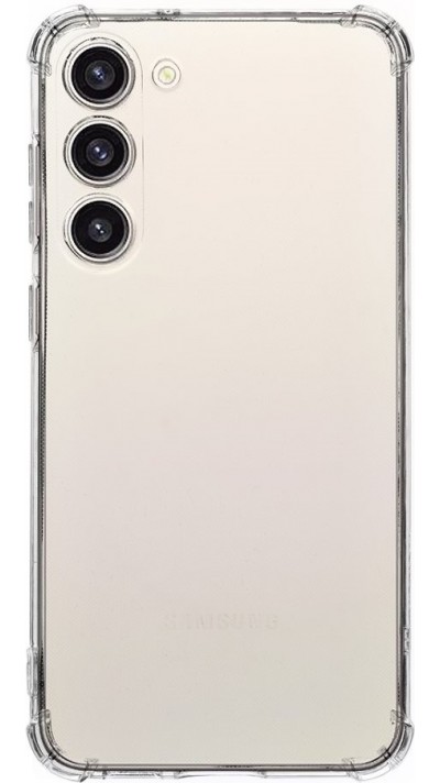 Samsung Galaxy S24 Case Hülle - Gummi Transparent Gel Bumper mit extra Schutz für Ecken Antischock
