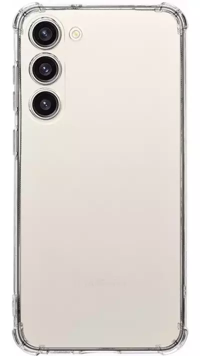 Samsung Galaxy S25 Case Hülle - Gummi Transparent Gel Bumper mit extra Schutz für Ecken Antischock