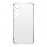 Samsung Galaxy S24 FE Case Hülle - Gummi Transparent Gel Bumper mit extra Schutz für Ecken Antischock