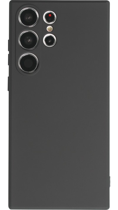 Samsung Galaxy S24 Case Hülle - Silikon soft touch - Schwarz