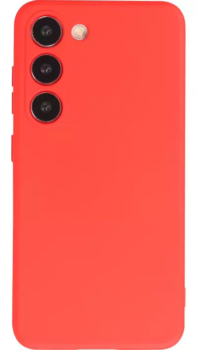 Samsung Galaxy S25 Case Hülle - Silikon soft touch - Rot