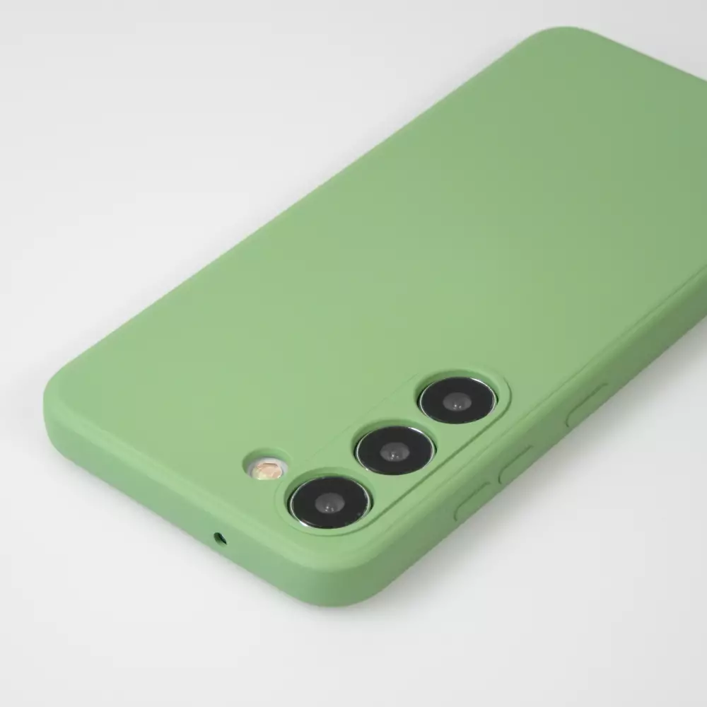 Samsung Galaxy S25 Case Hülle - Silikon soft touch - Grün