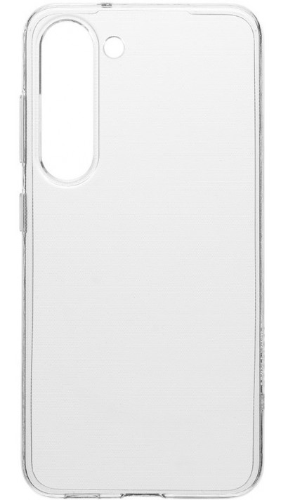 Galaxy S23 Case Hülle - Gummi Transparent Silikon Gel flexibel - Transparent