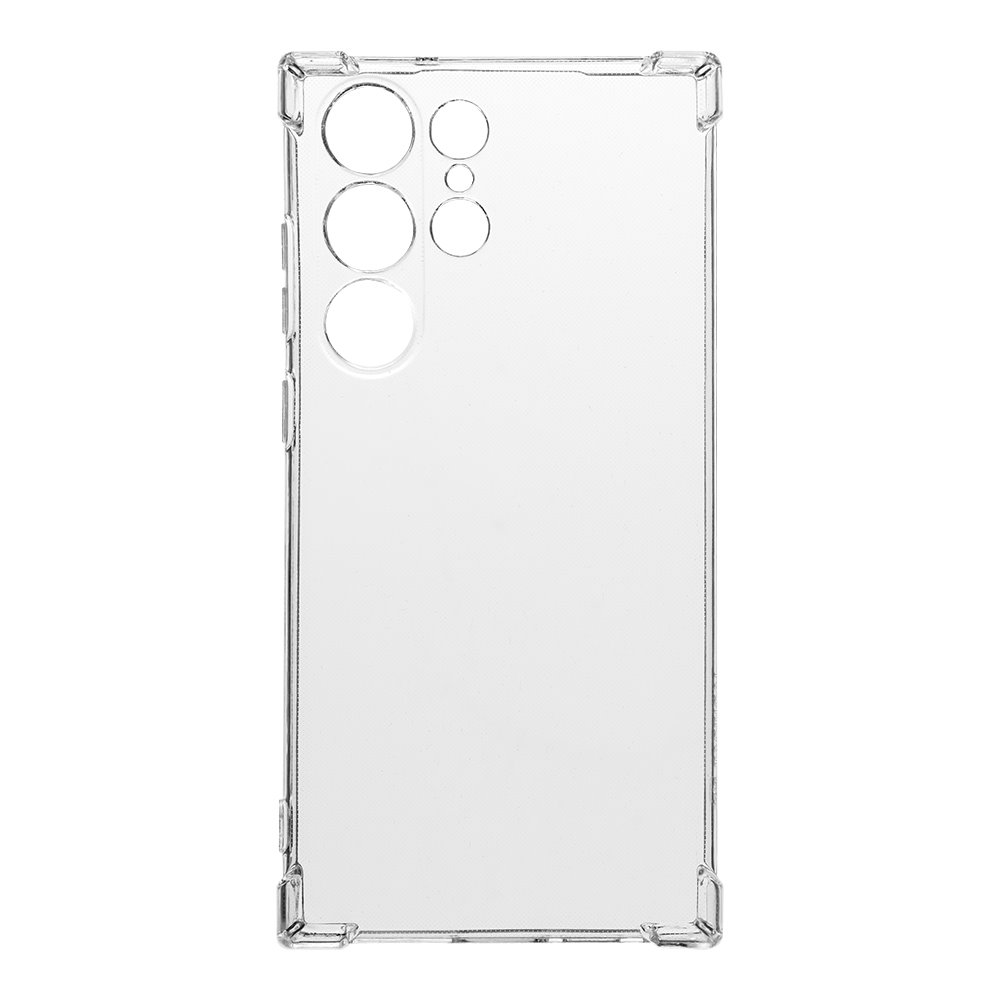 Samsung Galaxy S23 Ultra Case Hülle - Gummi Transparent Gel Bumper mit extra Schutz für Ecken Antischock