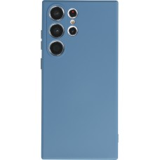 Coque Samsung Galaxy S23 Ultra - Gel soft touch - Bleu foncé