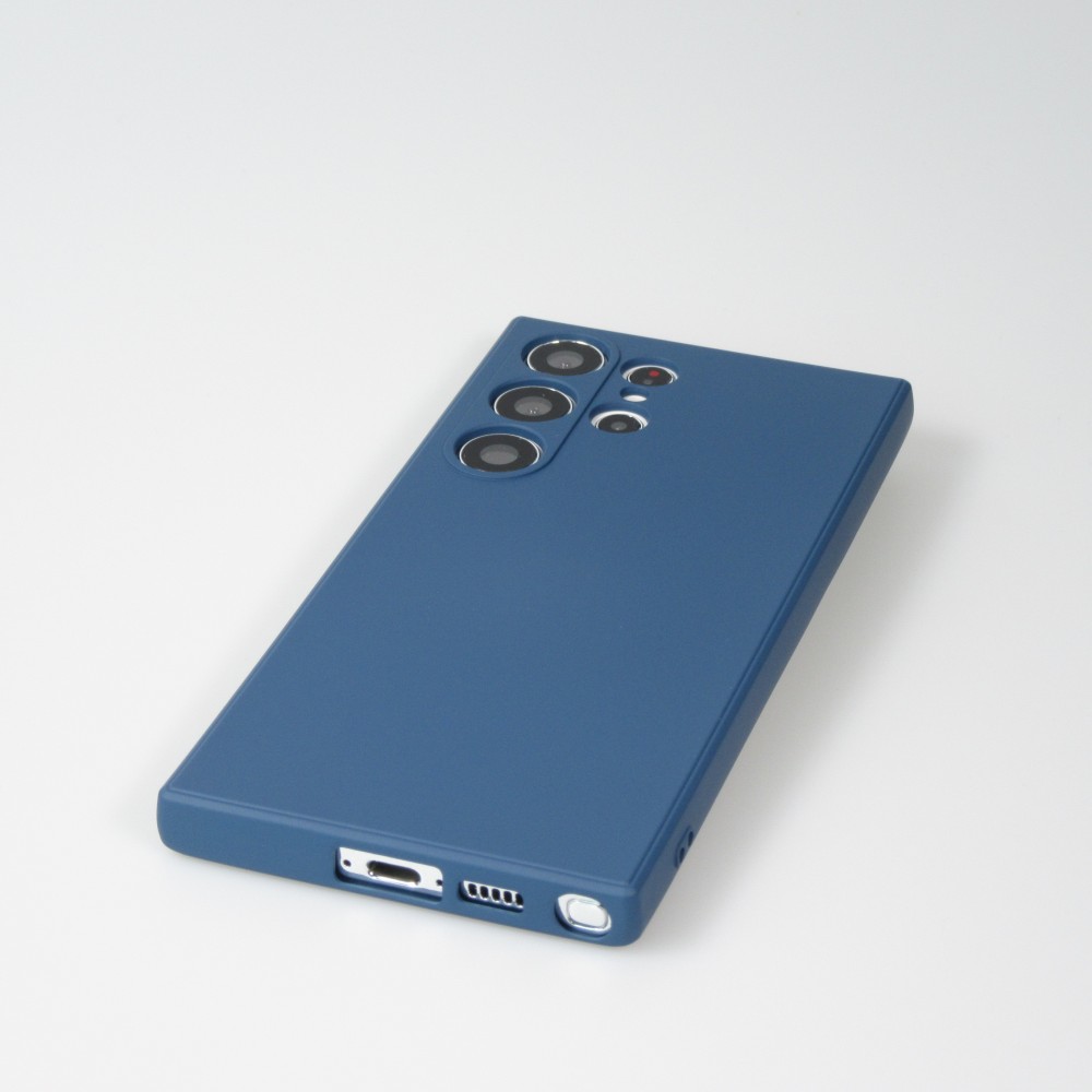Coque Samsung Galaxy S23 Ultra - Gel soft touch - Bleu foncé