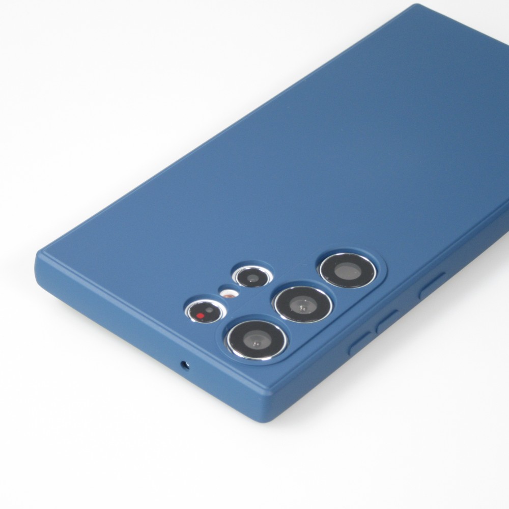 Coque Samsung Galaxy S23 Ultra - Gel soft touch - Bleu foncé