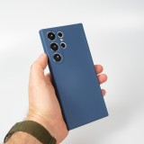Coque Samsung Galaxy S23 Ultra - Gel soft touch - Bleu foncé