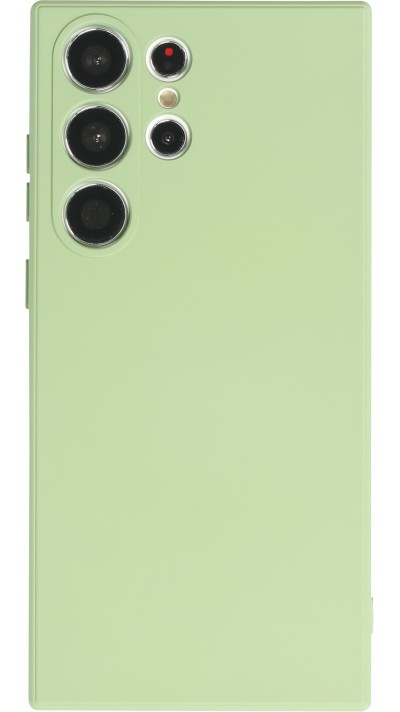 Galaxy S23 Ultra Case Hülle - Silikon soft touch - Grün