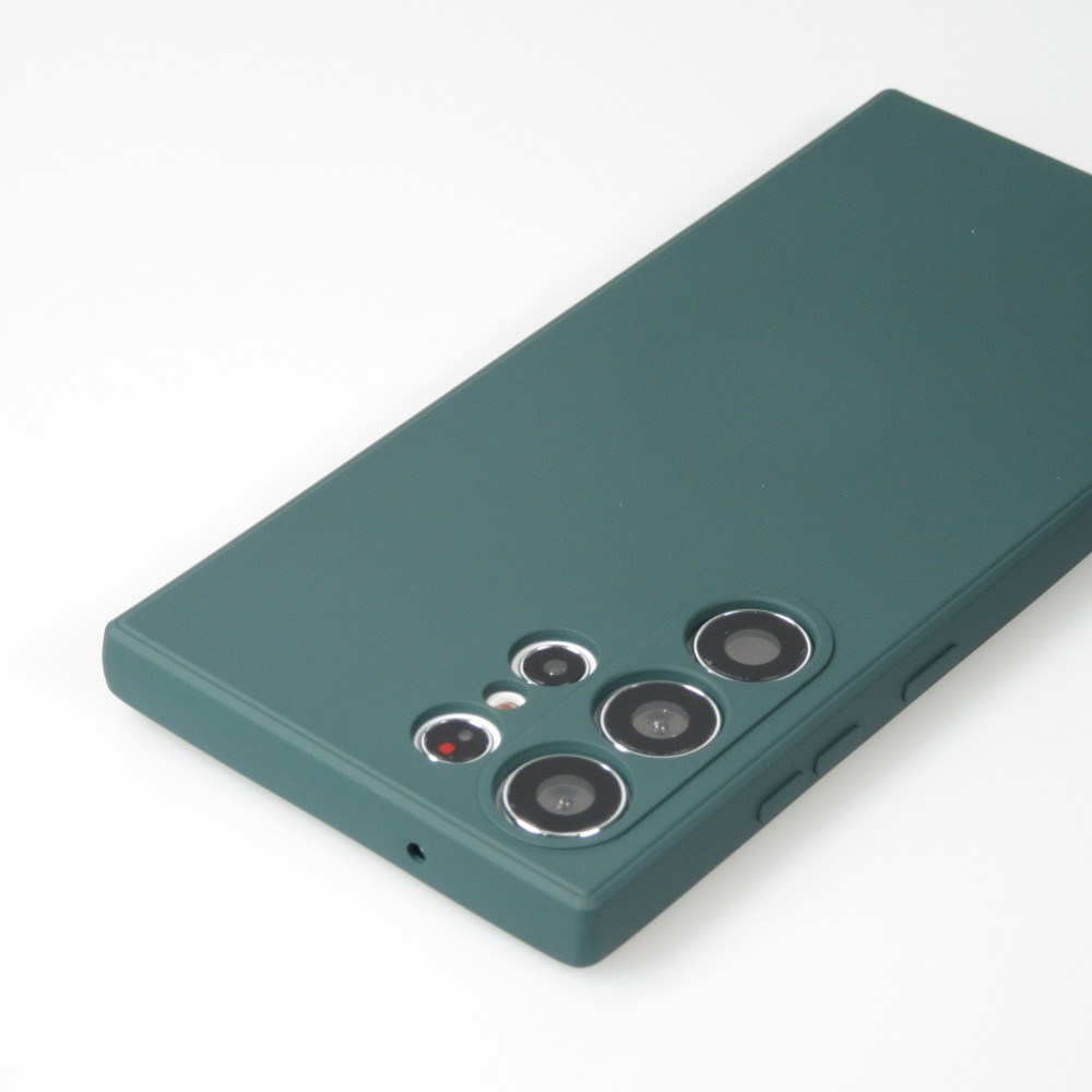 Samsung Galaxy S25 Ultra Case Hülle - Silikon soft touch - Dunkelgrün