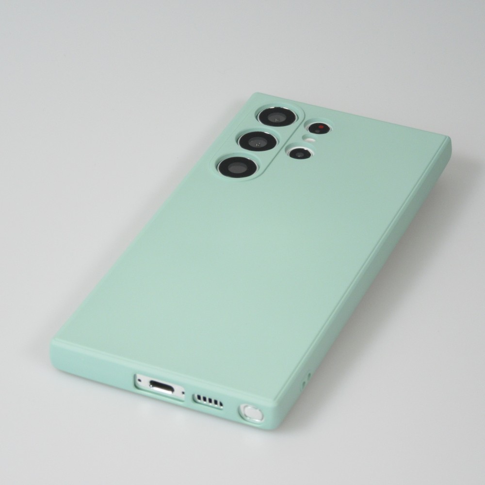 Samsung Galaxy S25 Ultra Case Hülle - Silikon soft touch - Mintgrün