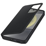 Galaxy S24+ Case H&uuml;lle - Smart View Wallet Case - Schwarz