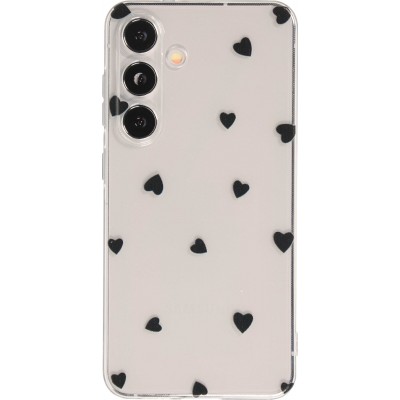 Samsung Galaxy S26 Case Hülle - Gummi kleines Herz - Schwarz
