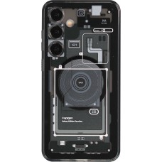 Galaxy S24 Case H&uuml;lle - Gummi Silikon Machine Armor Galaxy Edition ZeroOne - Schwarz