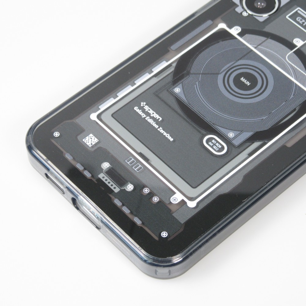 Galaxy S24 Case H&uuml;lle - Gummi Silikon Machine Armor Galaxy Edition ZeroOne - Schwarz