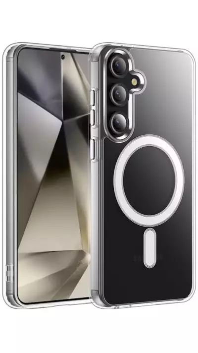 Hülle Samsung Galaxy S25 - MagSafe kompatibel Gummi transparent TPU Silikon