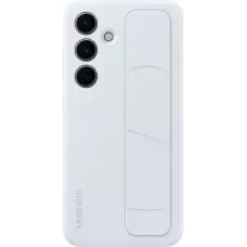 Samsung Galaxy S24+ Case Hülle - Samsung offizielle Soft-Touch-Silikon mit integriertem abnehmbarem Ständer - Hellblau