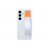 Samsung Galaxy S24+ Case Hülle - Samsung offizielle Soft-Touch-Silikon mit integriertem abnehmbarem Ständer - Hellblau