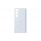 Samsung Galaxy S24+ Case Hülle - Samsung offizielle Soft-Touch-Silikon mit integriertem abnehmbarem Ständer - Hellblau