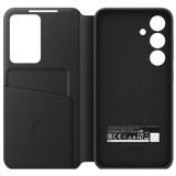 Galaxy S24 Case Hülle - Smart View Wallet Case - Schwarz