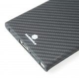 Samsung Galaxy S24 Ultra Case Hülle - Carbomile Schutzcase aus echtem Aramid Carbonfaser - Schwarz