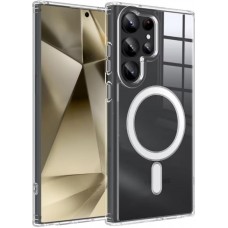 Hülle Samsung Galaxy S25 Ultra - MagSafe kompatibel Gummi transparent TPU Silikon