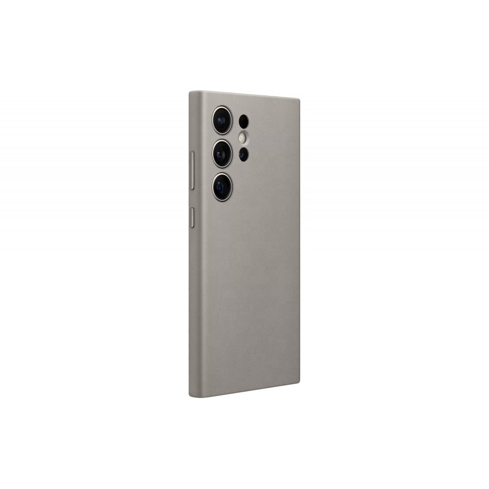 Samsung Galaxy S24 Ultra Case Hülle - Offizielle Samsung aus veganem Leder - Taupe