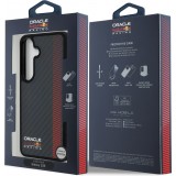 Galaxy S25+ Case Hülle - Red Bull Racing Carbon Powerbar MagSafe - Schwarz