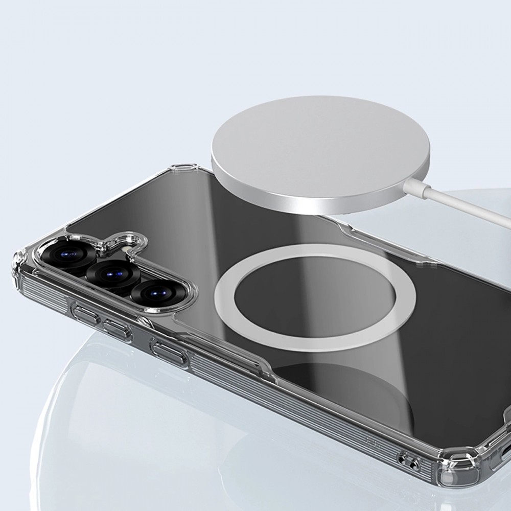 Galaxy S25 Case H&uuml;lle - Nillkin Nature TPU Pro mit MagSafe - Transparent