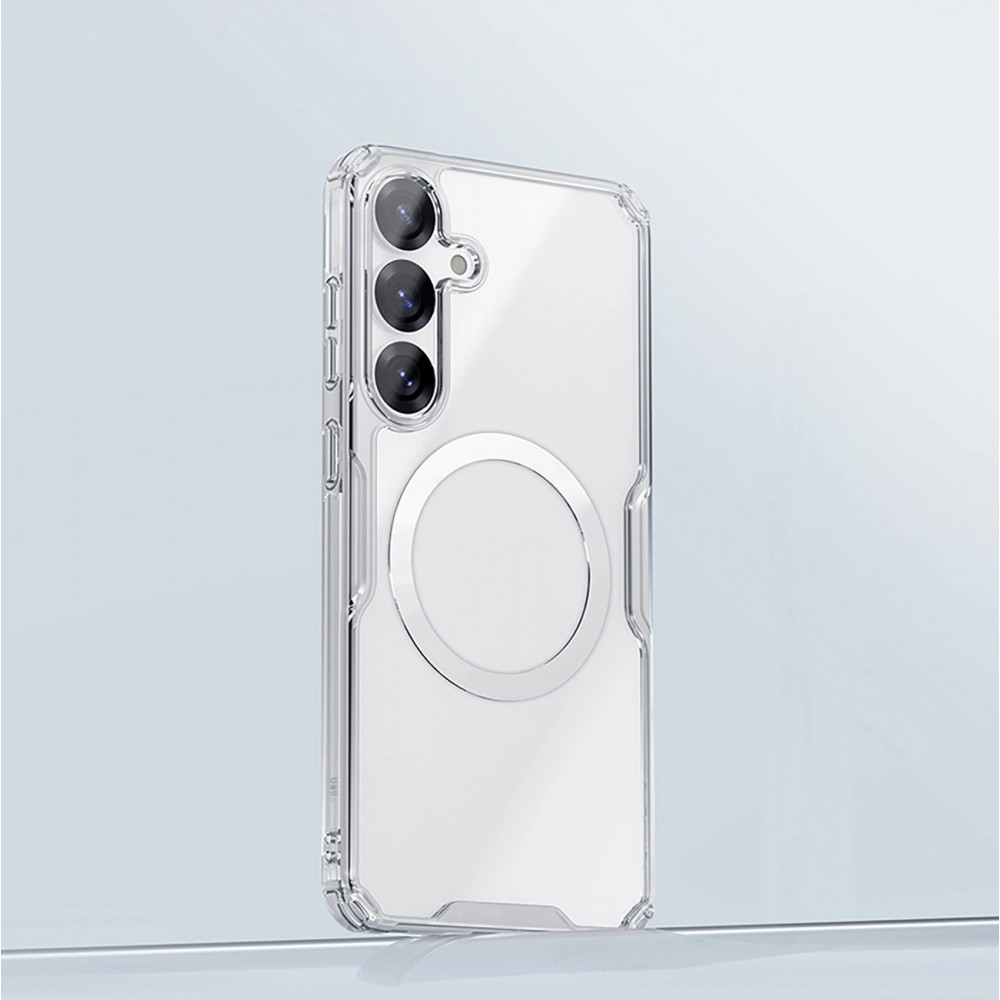 Galaxy S25 Case H&uuml;lle - Nillkin Nature TPU Pro mit MagSafe - Transparent