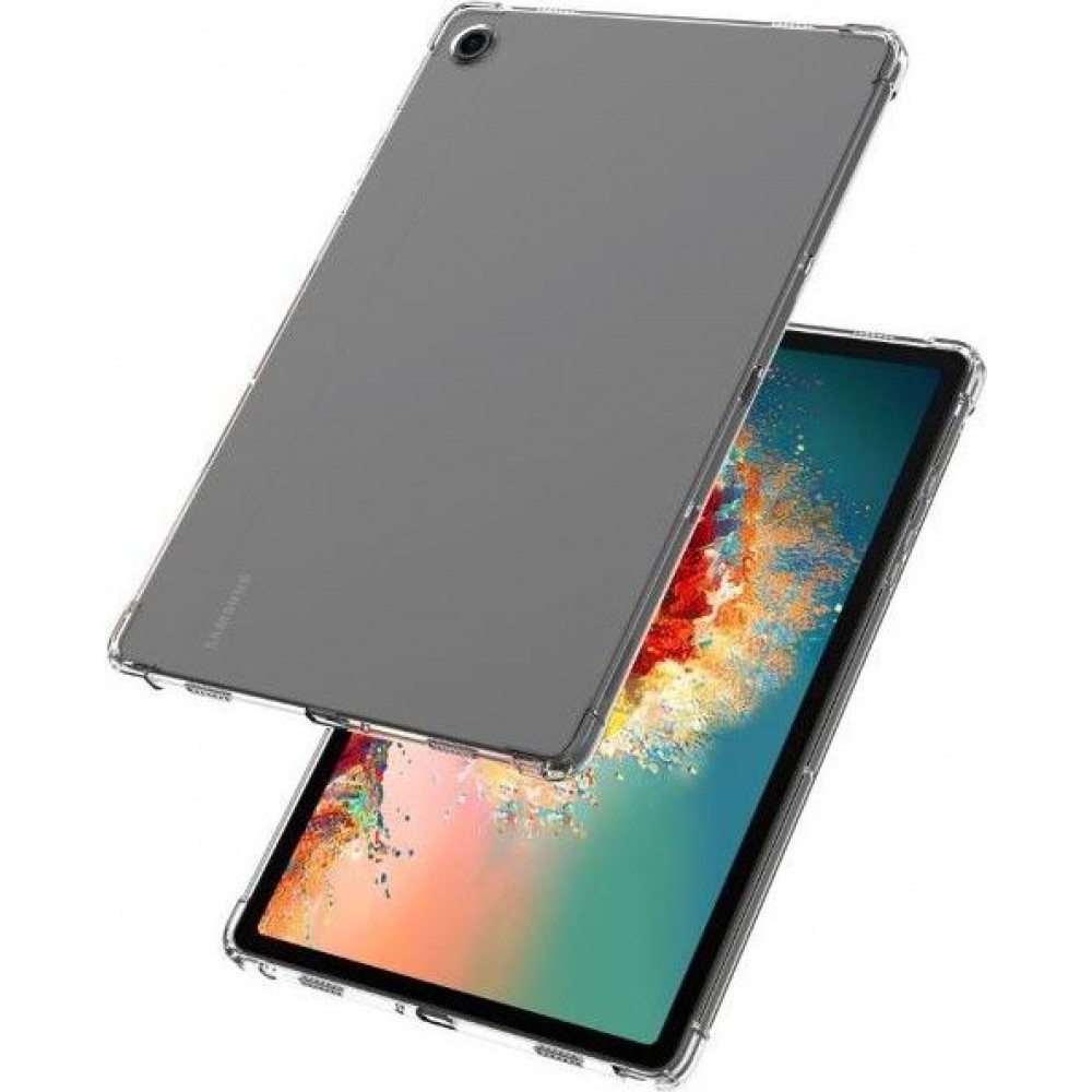 Galaxy Tab A9 Case Hülle - Gummi Transparent Silikon Gel Bumper Super Clear flexibel - Transparent