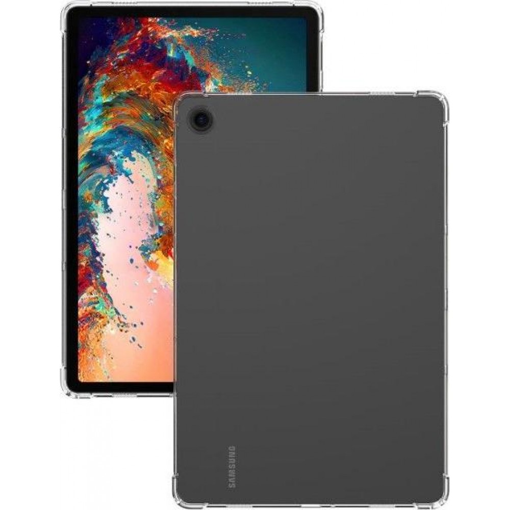 Galaxy Tab A9 Case Hülle - Gummi Transparent Silikon Gel Bumper Super Clear flexibel - Transparent