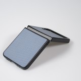 Galaxy Z Flip3 5G Case Hülle - Plastik 3D Texturen - Blau