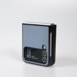 Galaxy Z Flip3 5G Case Hülle - Plastik 3D Texturen - Blau