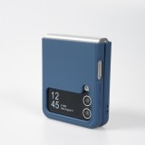 Galaxy Z Flip4 Case Hülle - Soft Touch mit Ring - Blau