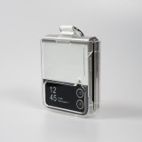 Galaxy Z Flip4 Case Hülle - Plastik mit Haltering - Transparent