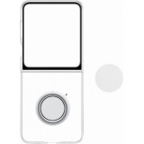 Samsung Galaxy Z Flip5 Case Hülle - Transparente Schutzhülle mit Ständer + 25W USB-C Ladegerät (Samsung Starter Pack)