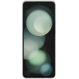 Samsung Galaxy Z Flip5 Case Hülle - Transparente Schutzhülle mit Ständer + 25W USB-C Ladegerät (Samsung Starter Pack)