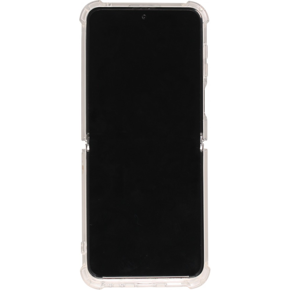 Samsung Galaxy Z Flip6 Case Hülle - Gummi transparent Bumper MagSafe kompatibel - Transparent