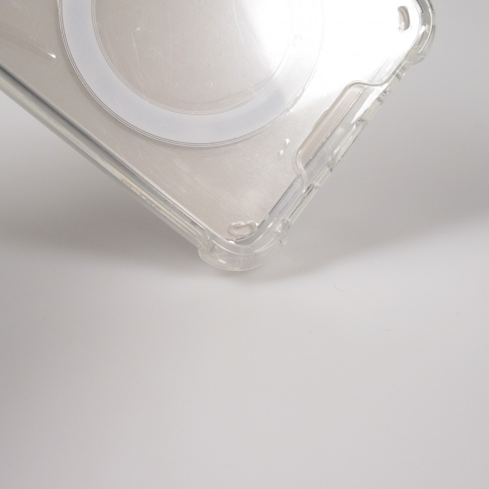 Samsung Galaxy Z Flip6 Case Hülle - Gummi transparent Bumper MagSafe kompatibel - Transparent