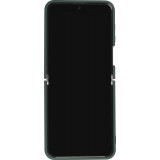 Galaxy Z Flip5 Case Hülle - Soft Touch mit Ring - Dunkelgrün