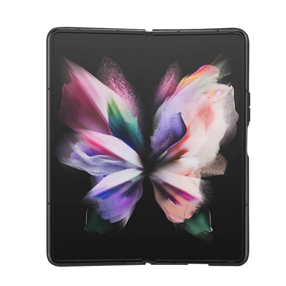 Samsung Galaxy Z Fold5 Case Hülle - Guess Monogramm Kunstleder Metall-Logo und Strass - Schwarz