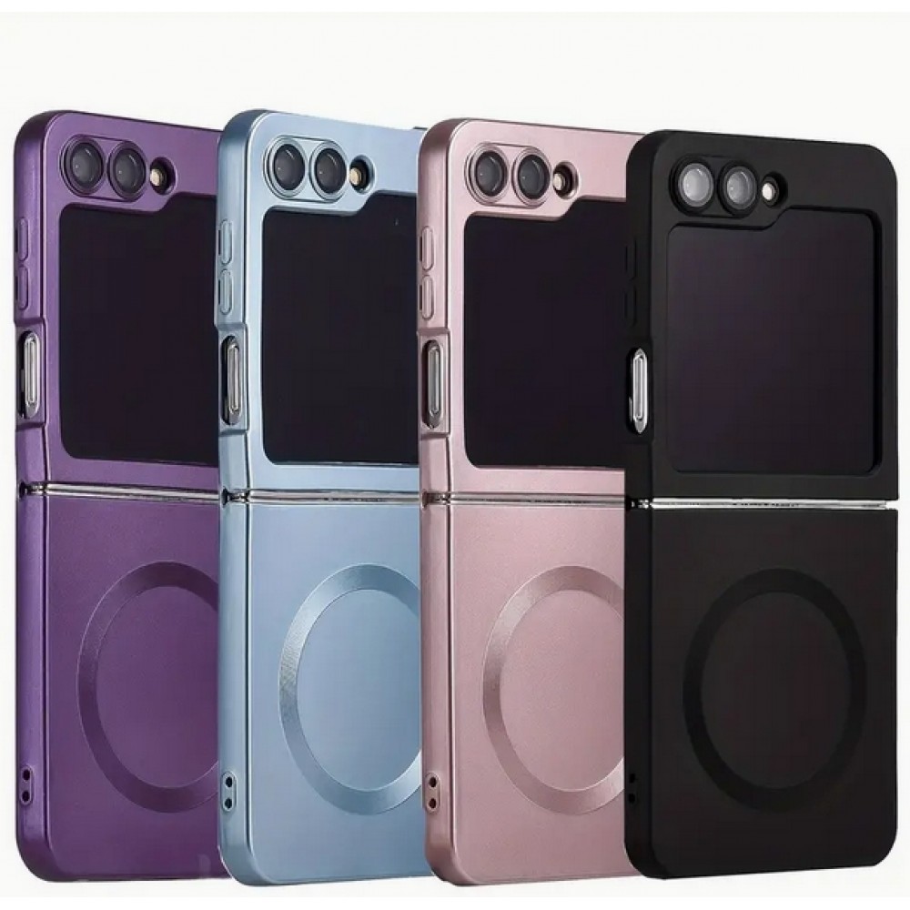 Galaxy Z Fold6 Case Hülle - Weiches faltbares Silikon mit MagSafe und Kameraschutz - Blau