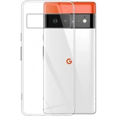 Hülle Google Pixel 6a - Gummi Transparent Silikon Gel Simple Super Clear flexibel