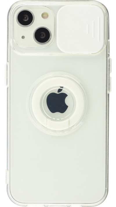 iPhone 13 Case Hülle - mit Kamera-Slider und Ring - Weiss