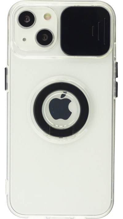 Hülle iPhone 13 mini - mit Kamera-Slider und Ring - Schwarz